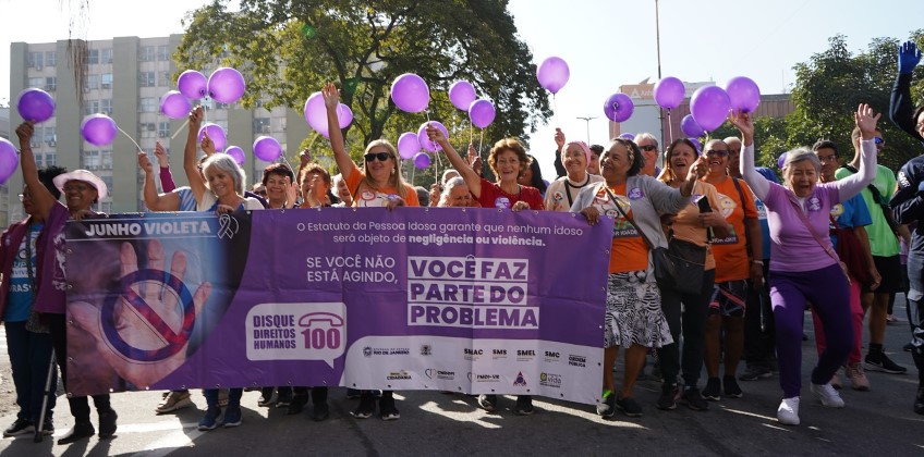 ‘Junho Violeta’: VR promove ações de conscientização e combate à violência contra a pessoa idosa